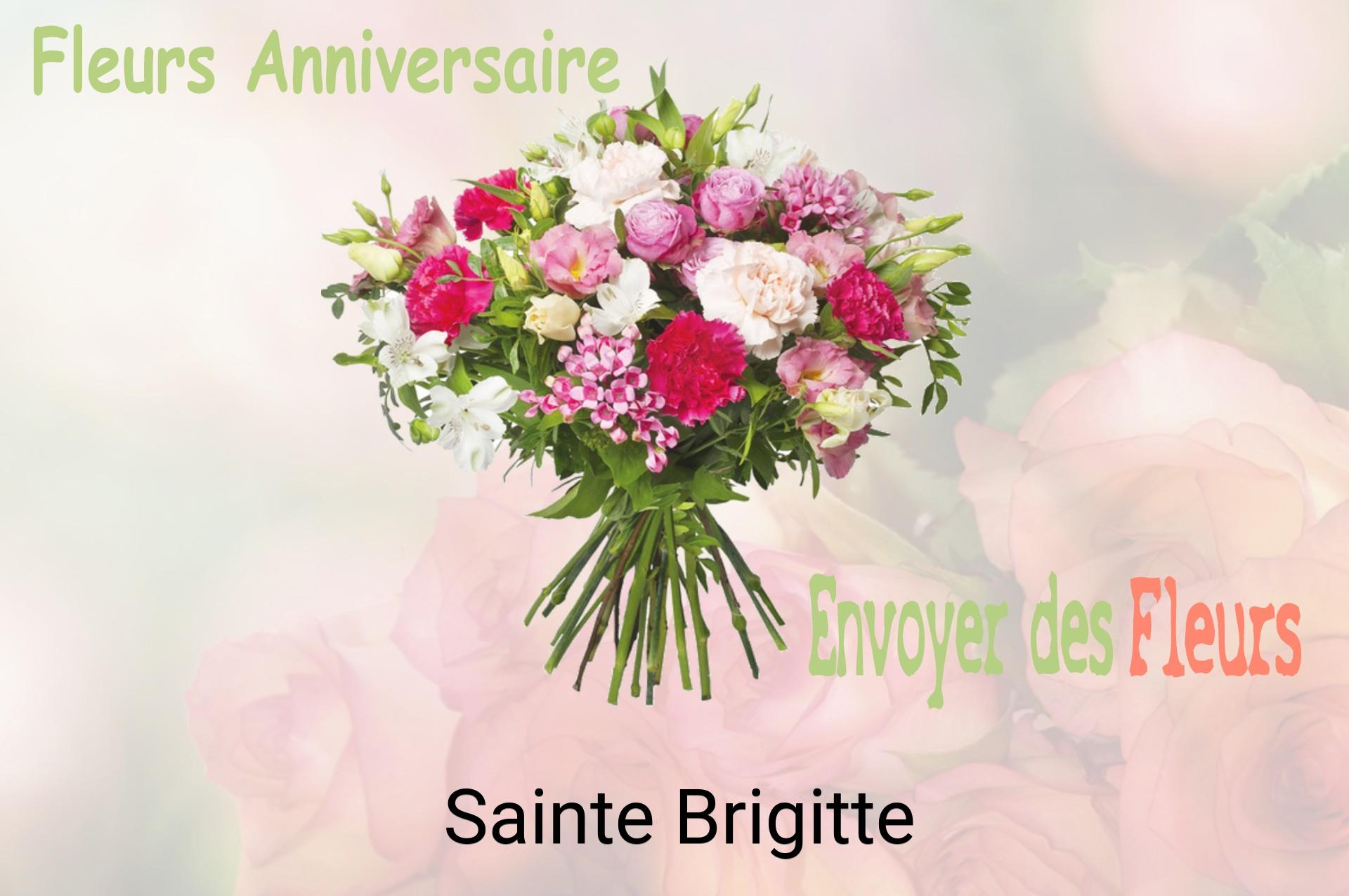 Bouquet de fleurs d’anniversaire livré à Sainte-Brigitte