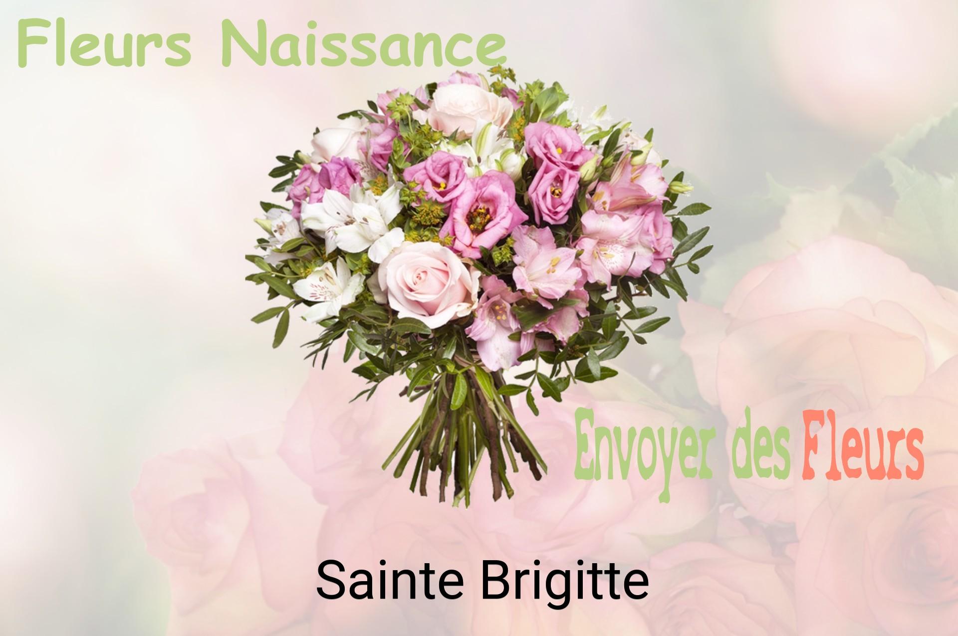 Bouquet de fleurs de naissance livré à Sainte-Brigitte