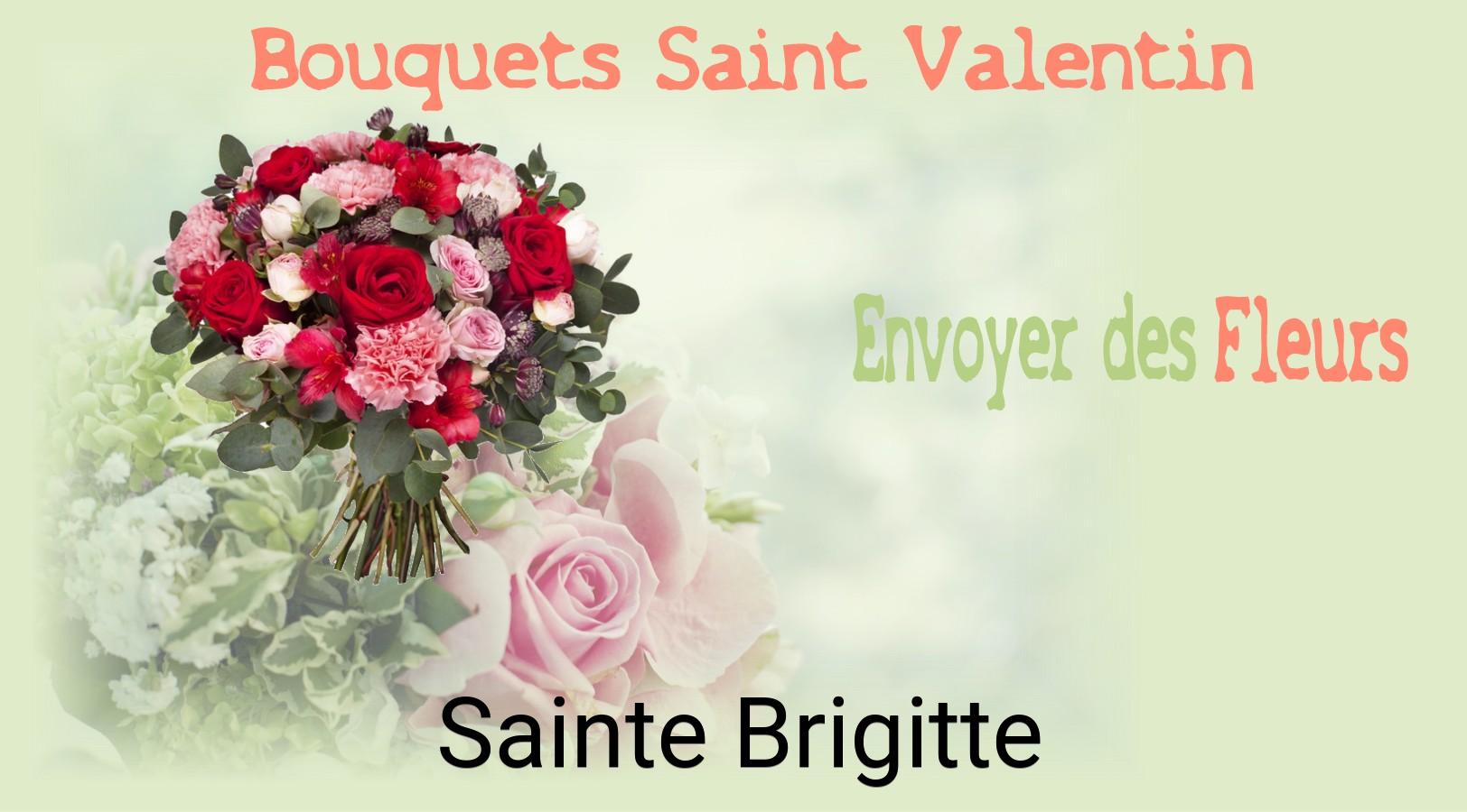 Roses de Saint-Valentin livrées à Sainte-Brigitte